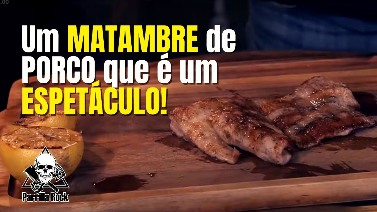 Como fazer MATAMBRE SUÍNO na PARRILLA | Parrilla Rock