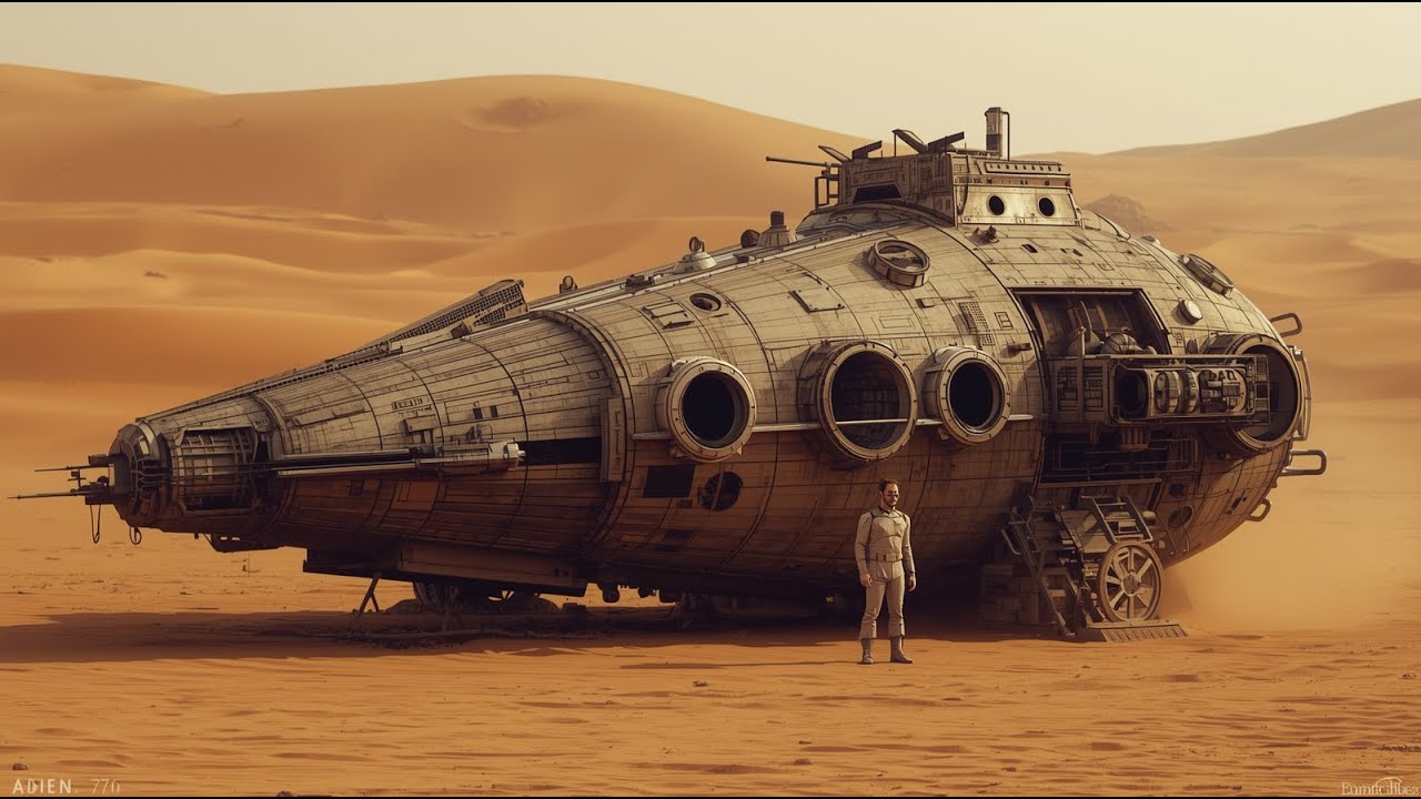 A Forsaken Starship Left to Decay — A Human Mechanic Turned It Into the Ultimate War Machine