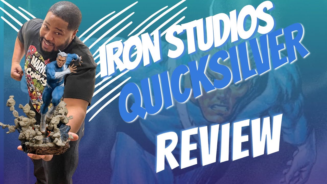 IRON STUDIOS 1:10 QuickSilver (X-Men)|Unboxing & Review with background explained.