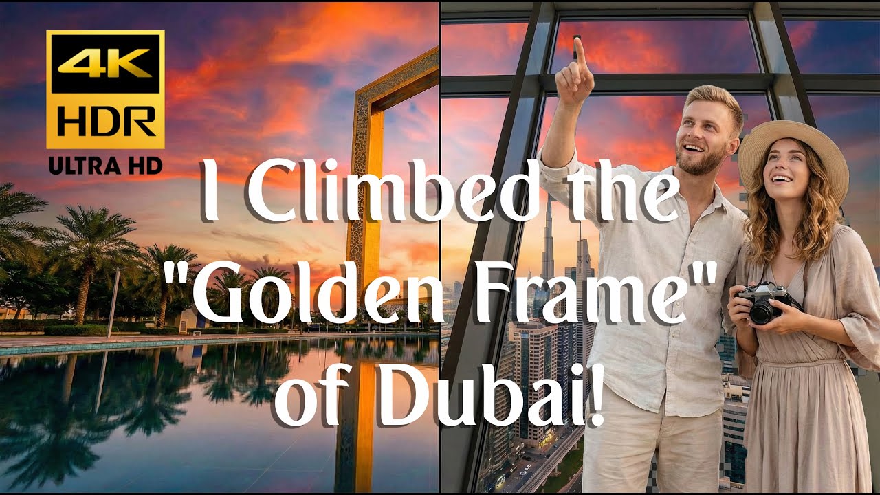 Inside DUBAI FRAME 2025: The Best View in Dubai? 🇦🇪 | Full Tour 4K 60fps Glass Floor & Sky Deck