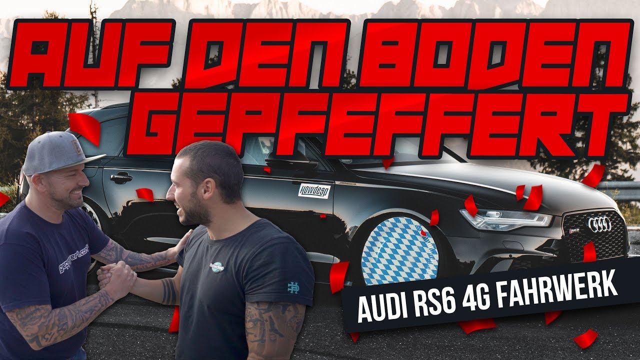 HOW DEEP? // AUDI RS6 4G - AUF DEN BODEN GEPFEFFERT / KW VARIANTE 3 FAHRWERK