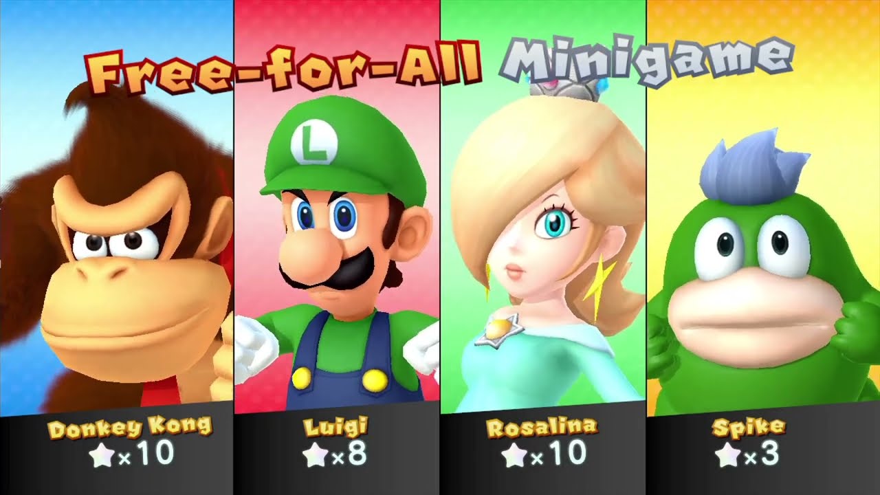 ワクワクパーク |【マリオパーティ10】ドンキーコングvsルイージvsロゼッタvsガボン(マスター難易度)