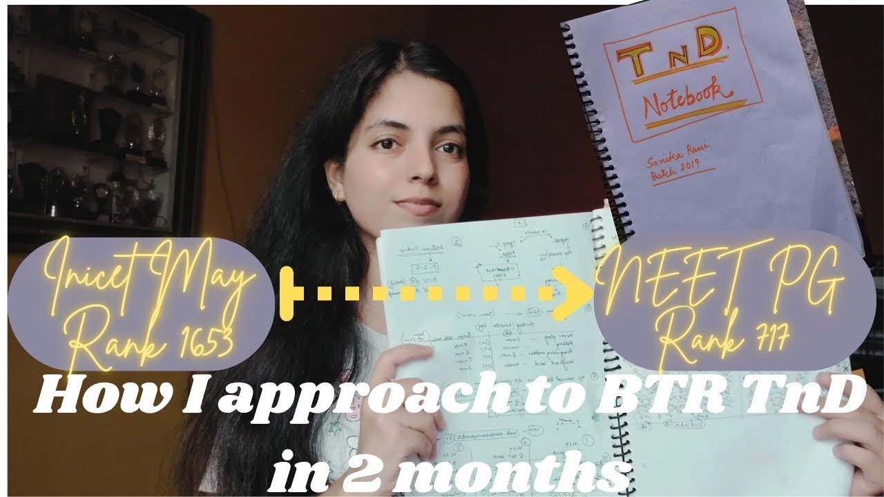 INICET in 2 months : BTR tnd approach|  TND notebook ? Avoiding silly mistakes in exam?  #inicet