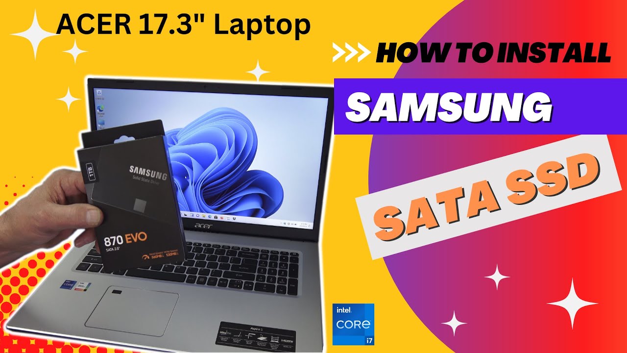 How To Install Additional SSD in ACER Aspire 5 17.3