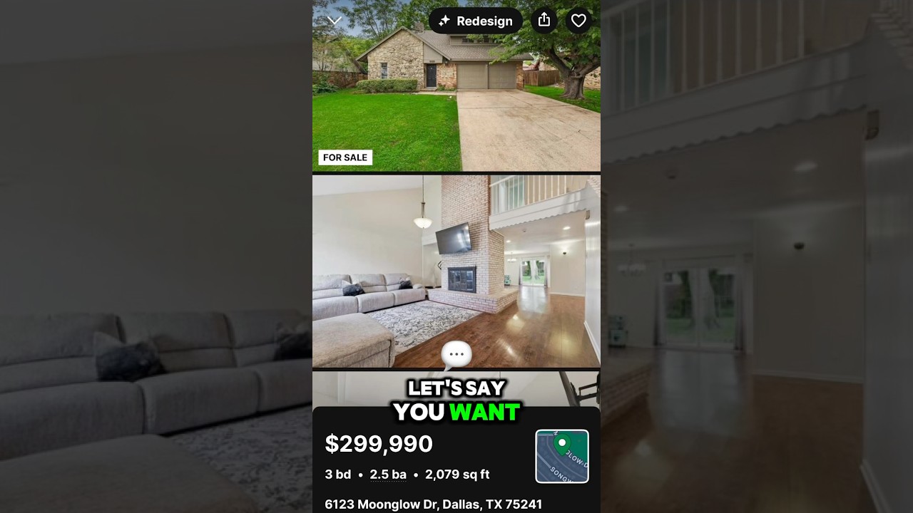 How it works to buy a $300k house with $0 down! #mortgage