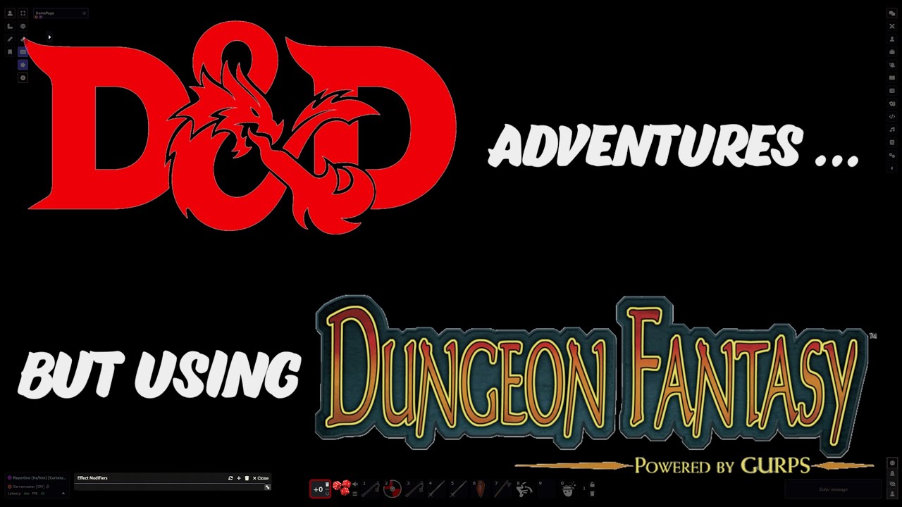 D&D Adventures - using GURPS Dungeon Fantasy (S1E1)