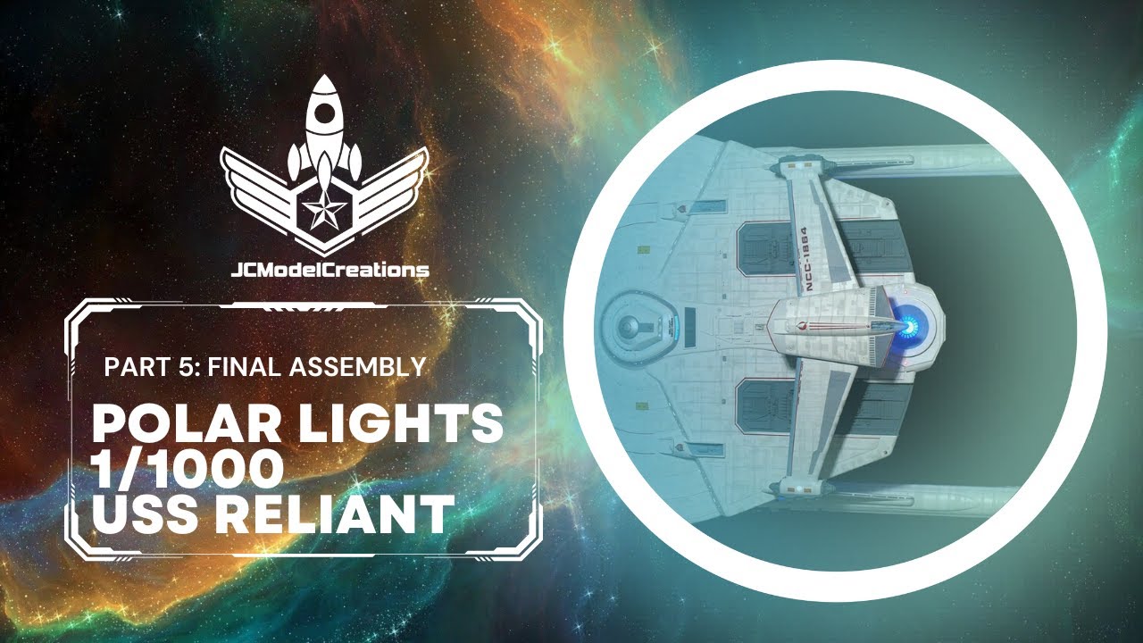 Polar Lights 1/1000 USS Reliant, Part 5: Final Assembly!