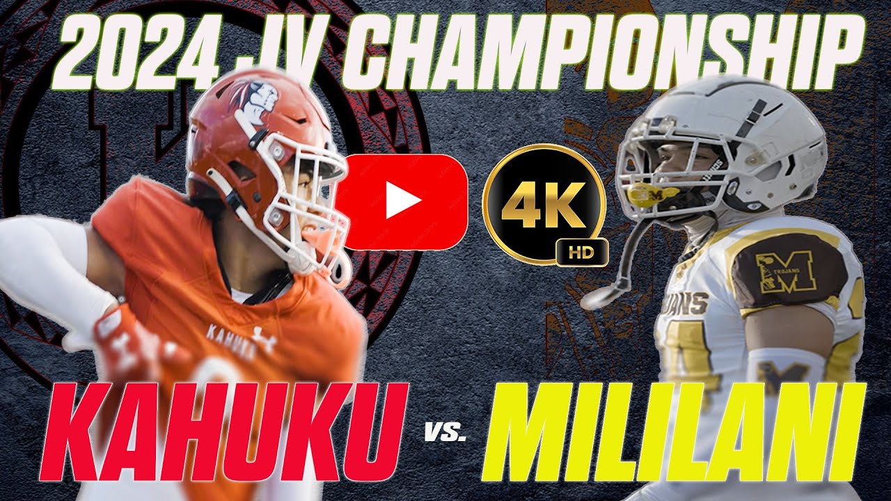 Mililani (2) vs. Kahuku (1) I 2024 Hawaii Junior Varsity Championship Game