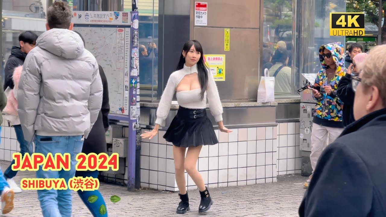 4k hdr japan travel 2024 NewYear Walk in Shibuya (渋谷) Tokyo japan |Nature for relaxing City ambience