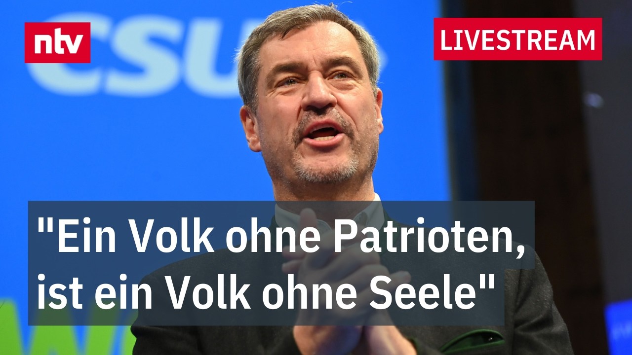 LIVE: Söder spricht zum politischen Aschermittwoch
