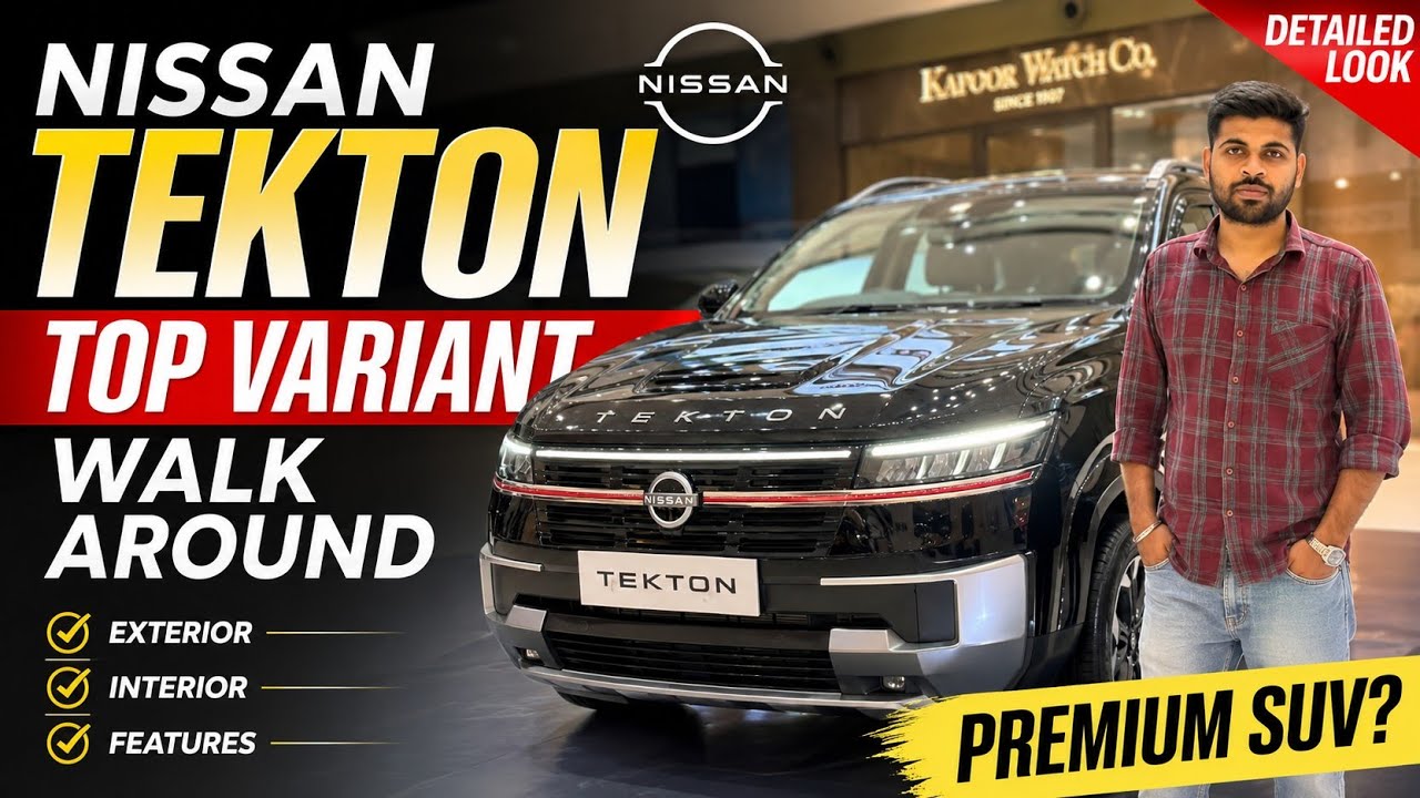 Nissan Tekton Top Variant 🔥 | Full Walkaround & Features | CAR CRITIQUE 