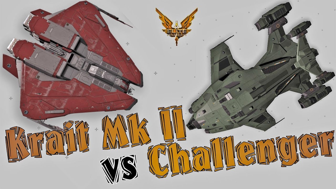 Elite:Dangerous. Krait Mk II vs Alliance Challenger