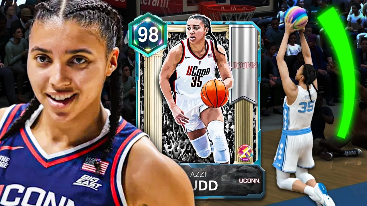Бесплатная Galaxy Opal Azzi Fadd удивительно крута в режиме MyTeam NBA 2K26!! Игрок высшего уровн...