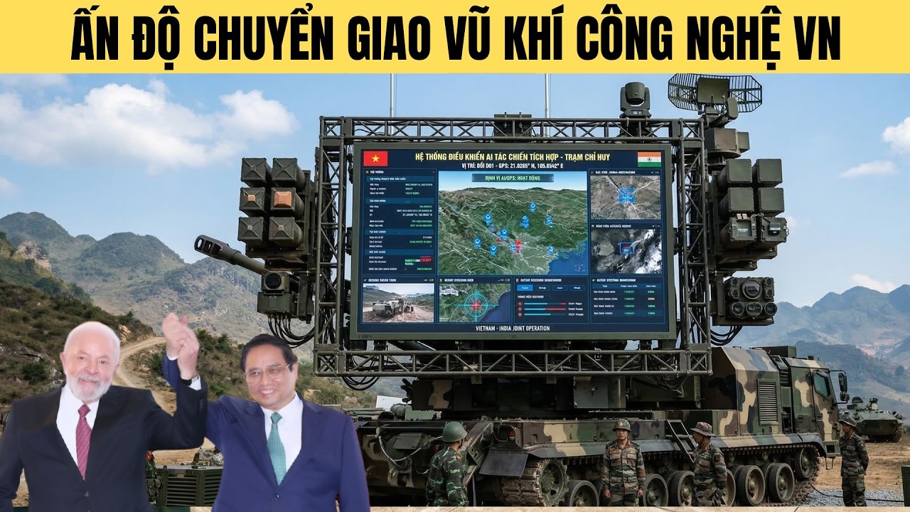 Ấn Đội vội chuyển giao vũ khí định vị mục tiêu VN khi Iran nóng rực