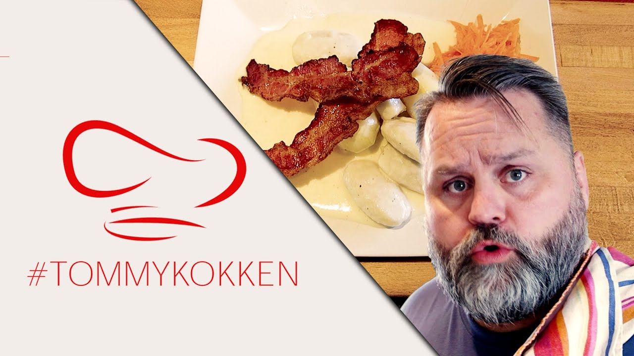 Fiskeboller i hvit saus med bacon - Hverdagsmiddag