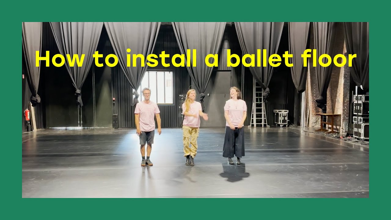 How to install a ballet floor