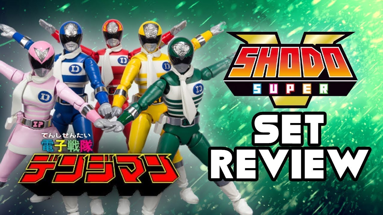 REVIEW: SHODO Super Denshi Sentai Denziman! So Many Deep Cuts! (電子戦隊デンジマン)