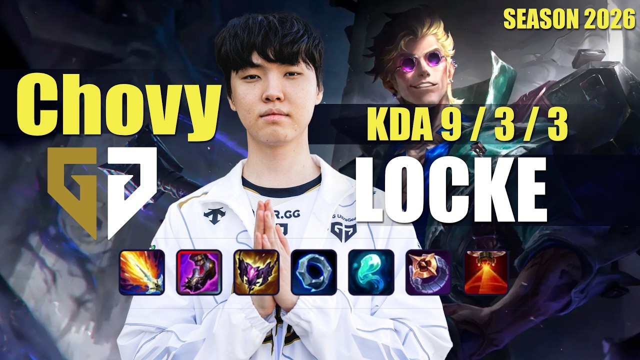 GEN Chovy LOCKE vs SYLAS Mid - Patch 26.15 KR Ranked | lolrec