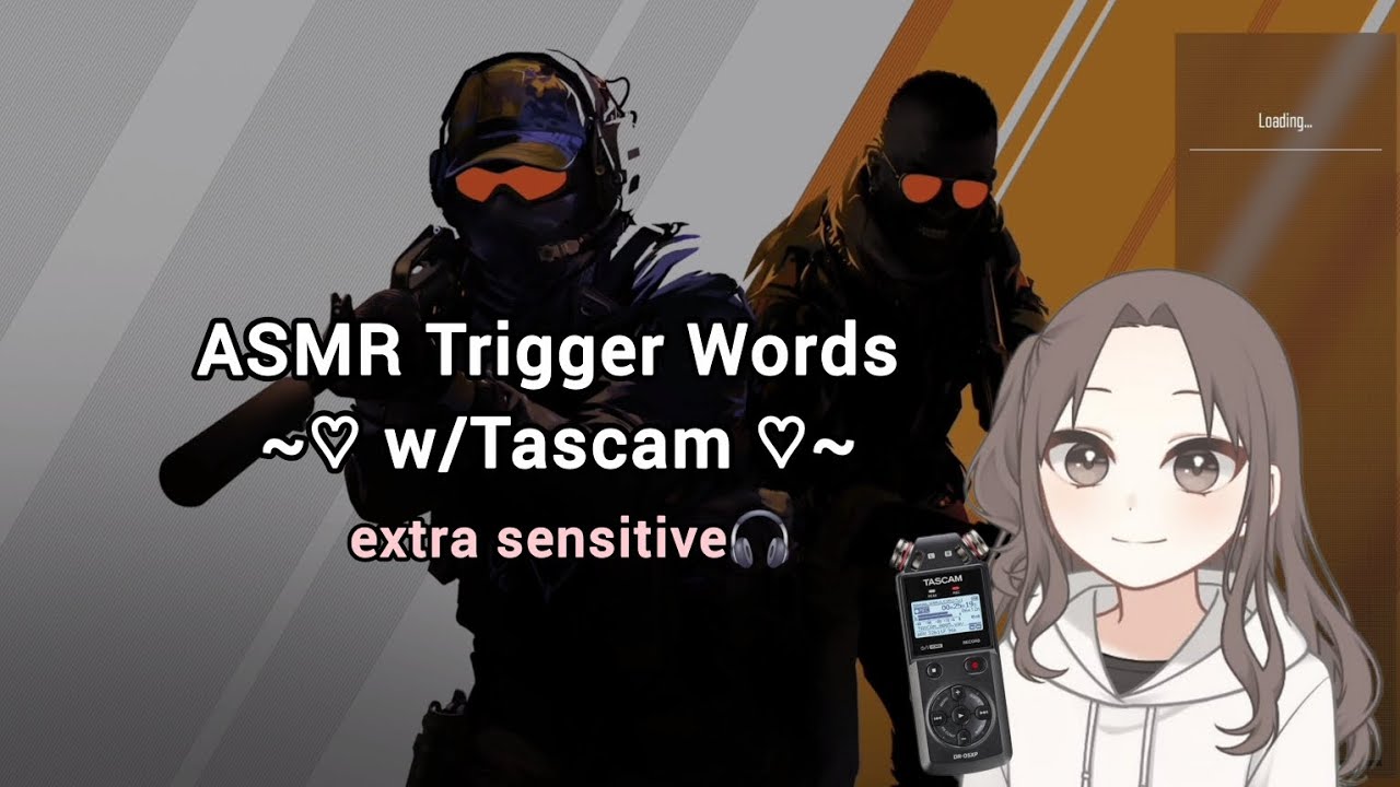 ASMR Trigger Words w/Tascam ♡ extra sensitive🎧
