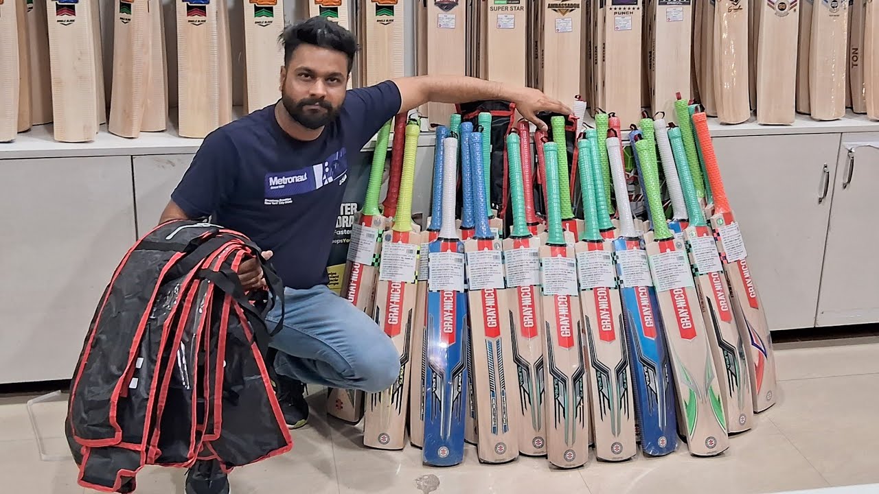 GRAY NICOLLS ALL NEW KASHMIR WILLOW BAT REVIEW MUST WATCH #thecricketbox