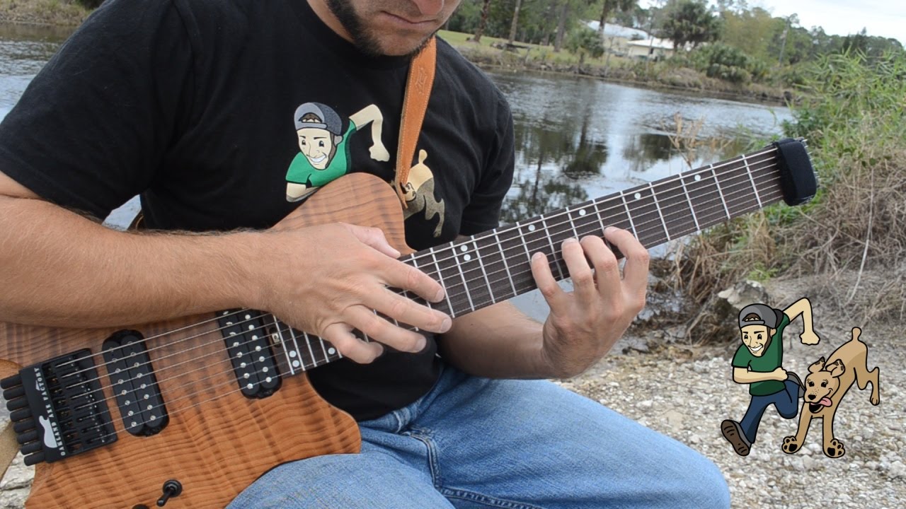 Strange and Delightful Turn of Events - 8 String Guitar Playthrough