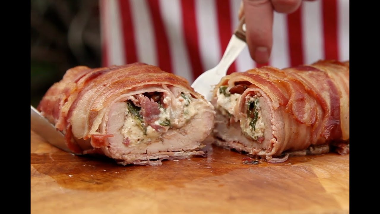 Die Grillshow 34: Gefüllte Schweinefiletrollen