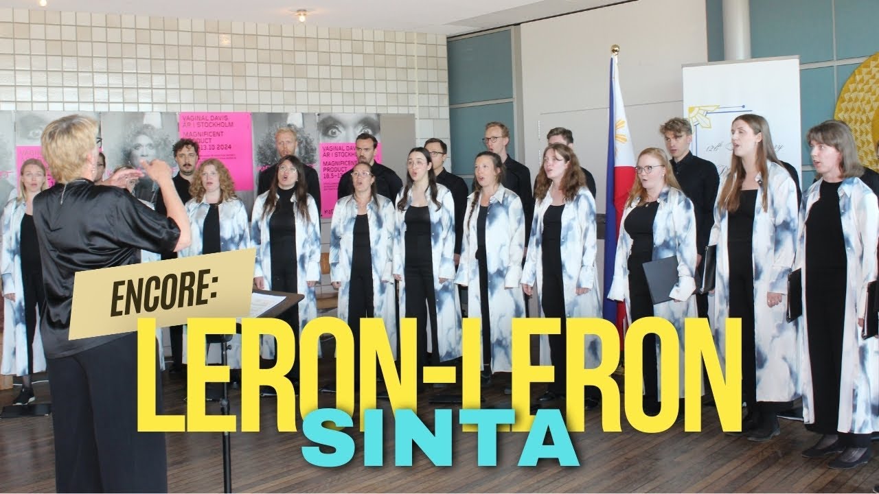 Swedish choir, H&auml;gersten A Capella sings their winning piece Leron-Leron Sinta