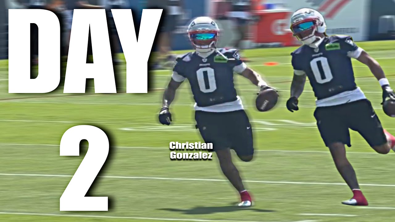 New England Patriots Training Camp DAY 2 HIGHLIGHTS: AJ Brown, Drake Maye, Christian Gonzalez + MORE