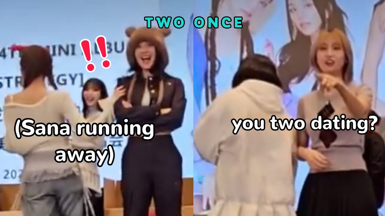 TWICE's reactions to two female ONCE actually kissing at fansign event in China 😂