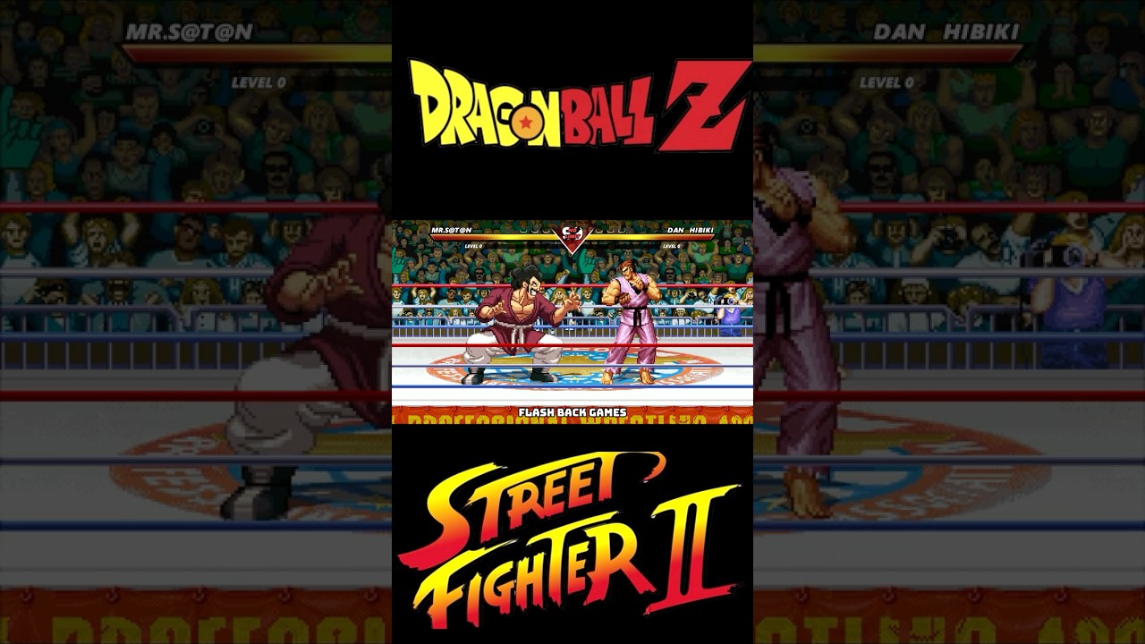 MR.S@T@N VS DAN ! #mrsatan #streetfighter #dragonballz #StreetFighterII
