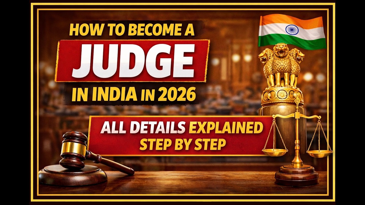 How to Become a Judge in India 2026 | Judiciary Exam Full Guide, Eligibility & Strategy