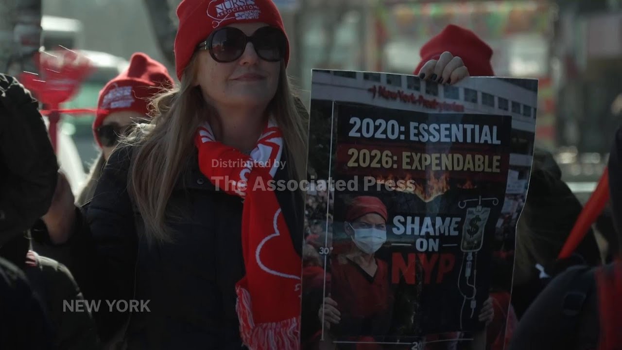 NYC nurses reach deal to end strike at two hospital systems while strike continues at another