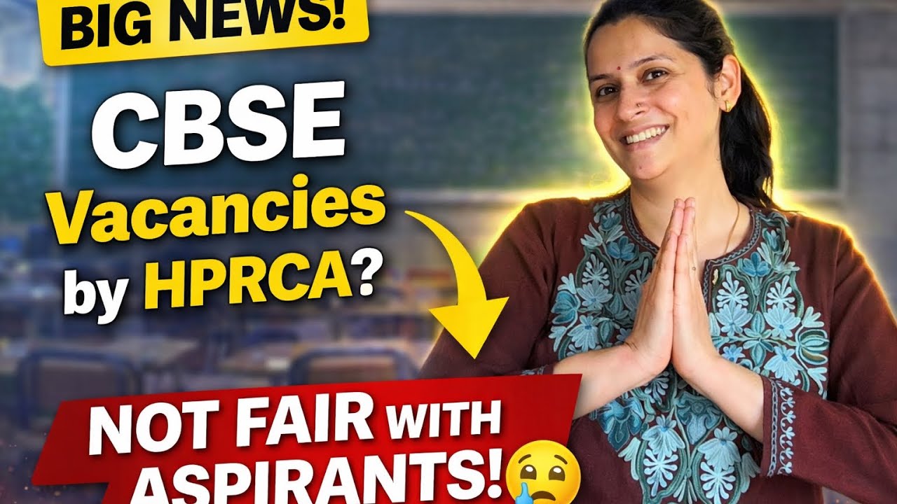CBSE Vacancies by HPRCA 😳 Not Fair with Aspirants!  Fair ya Unfair? #Hprca #cbse #hp #exam #trending