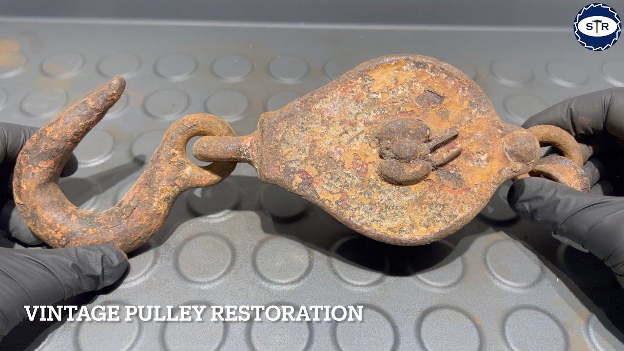Vintage Pulley Restoration - 4K