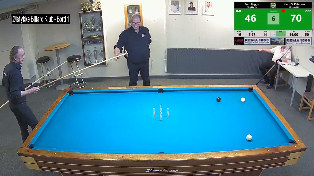 bord 1 Tom Bagge ØBK vs Klaus S Petersen Birkerød 4MOB