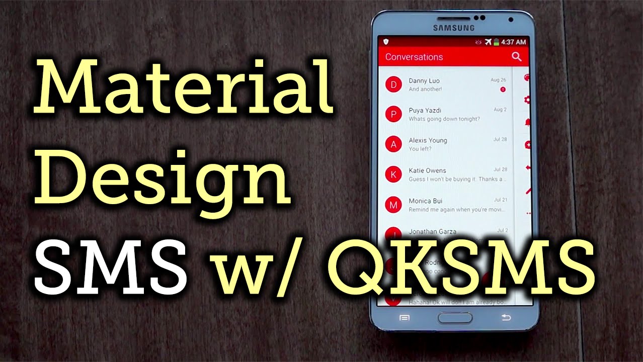 Текстовые сообщения Material Design на вашем Android-устройстве [Инструкции]