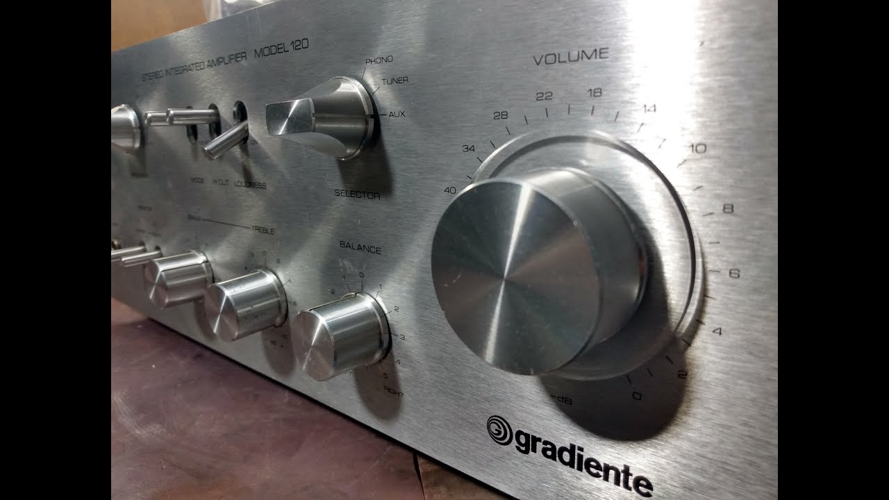 Consertos Vintage 020 - Gradiente Model 120 - (parte 01) - #0180