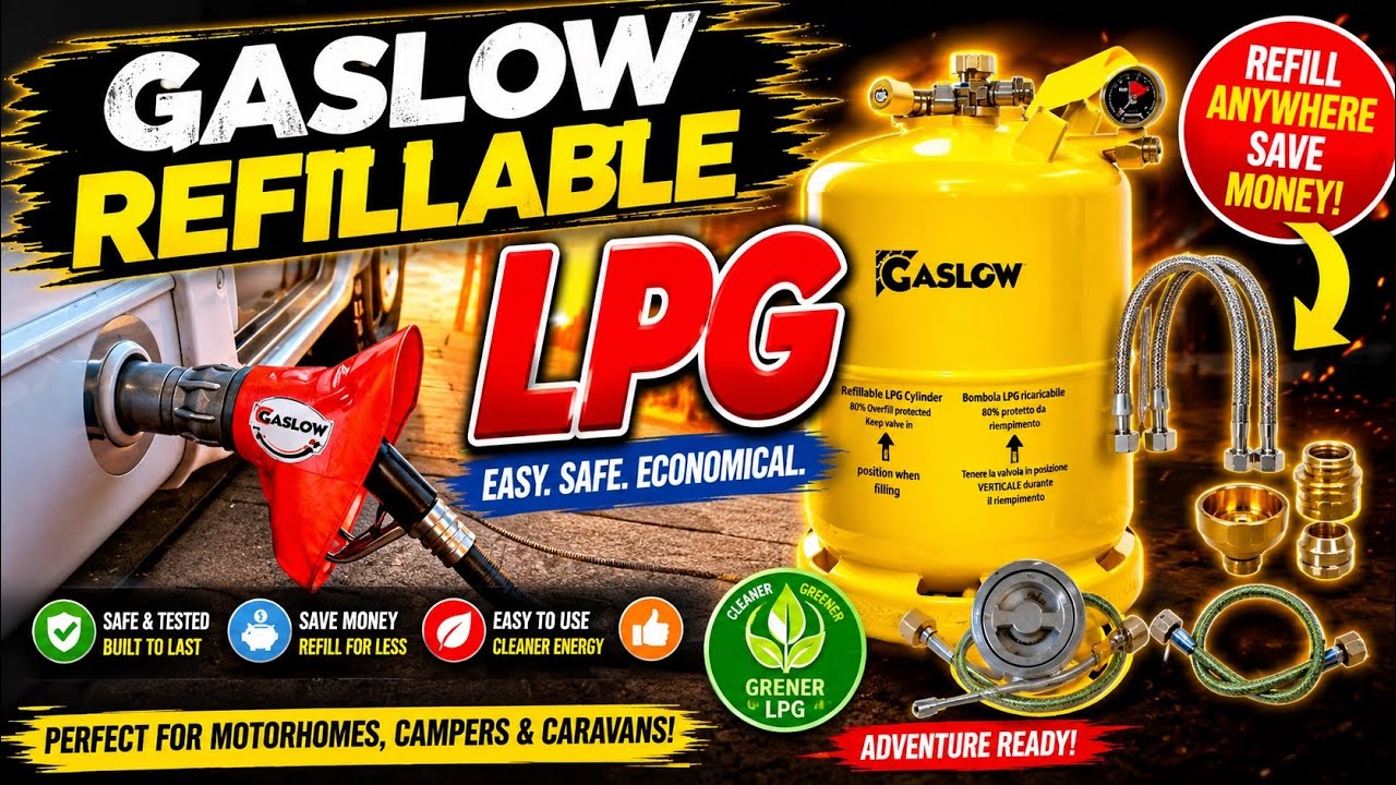 Motorhome Camper Van Gaslow Refillable LPG