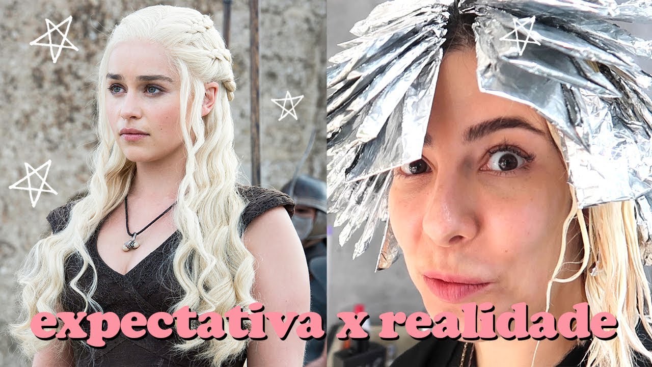 perdi o controle da minha vida e pintei o cabelo de branco