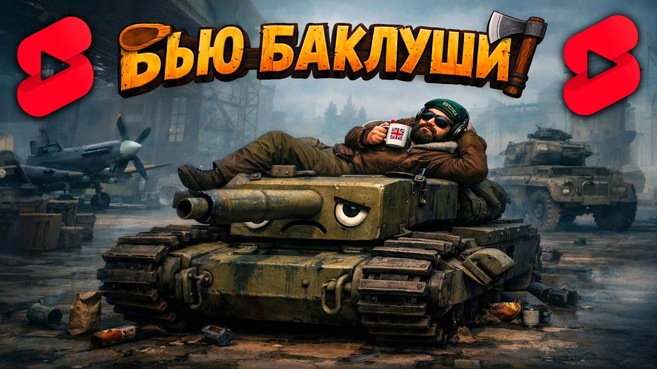 Бью Баклуши в War Thunder: Ленивый Гринд Британцев Мем 😂