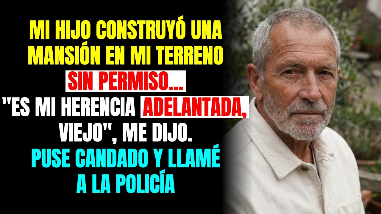 MI HIJO CONSTRUYÓ UNA MANSIÓN EN MI TERRENO SIN PERMISO... PUSE CANDADO Y LLAMÉ A LA POLICÍA