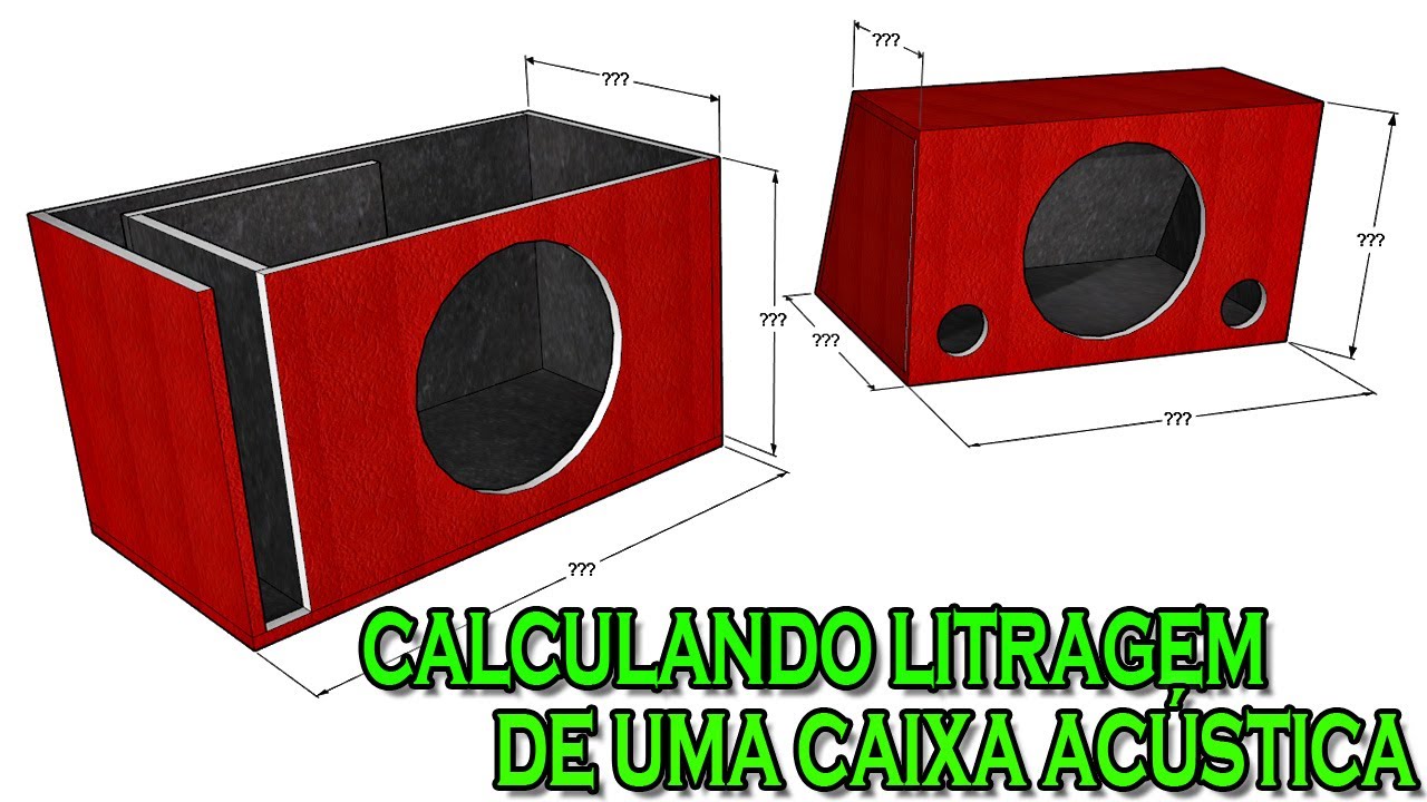 CALCULANDO LITRAGEM DE CAIXAS ACÚSTICAS DE FORMA CORRETA! APRENDA NESSE VÍDEO E BAIXEM O PROGRAMA.