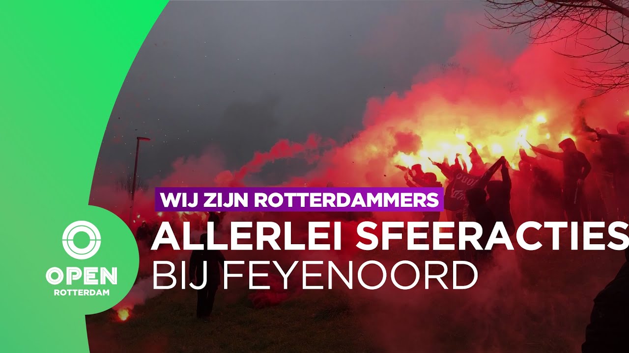 Zo beleven Feyenoordsupporters sfeeracties: 'Fakkels horen bij Feyenoord' | Wij Zijn Rotterdammers
