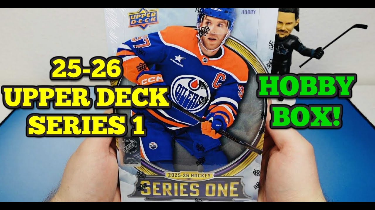 Představujeme: 2025-26 Upper Deck SERIES 1 Hobby Box! 🔥 Hokej karty NHL! Unboxing!
