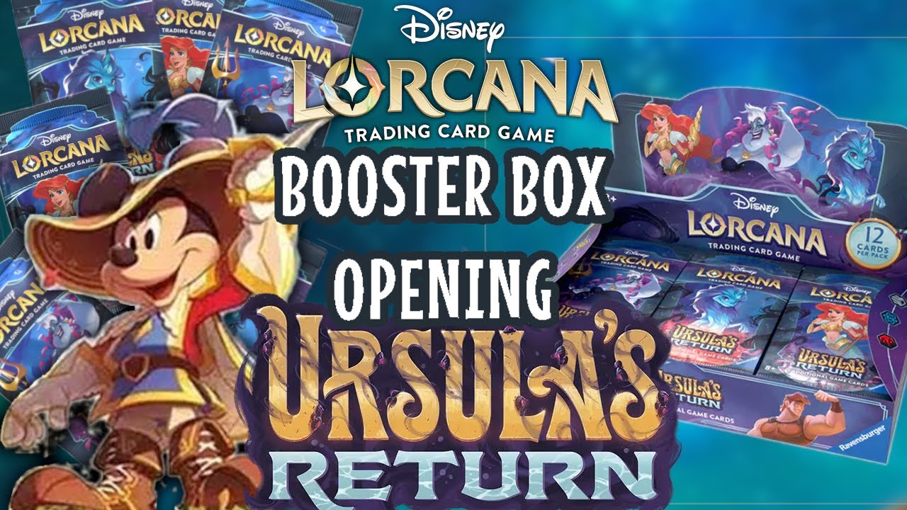 Ursula's Return - First Box Opening - Lorcana - These New Foils are SICK!
