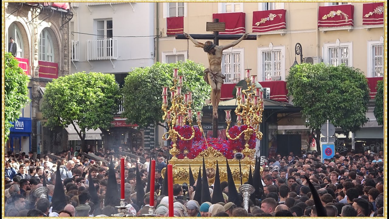 4K - SAN BERNARDO POR LA PLAZA DEL SALVADOR SEMANA SANTA SEVILLA 2025