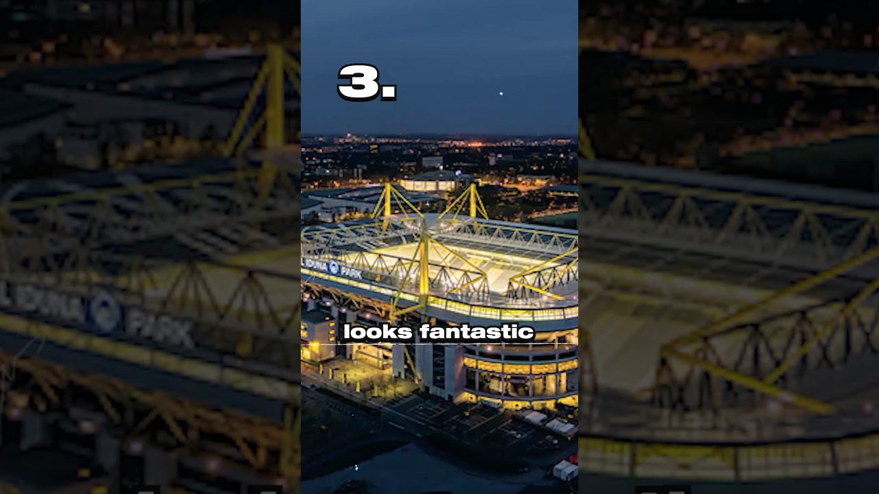 5 Most BEAUTIFUL Football Stadiums 🏟️ 😍