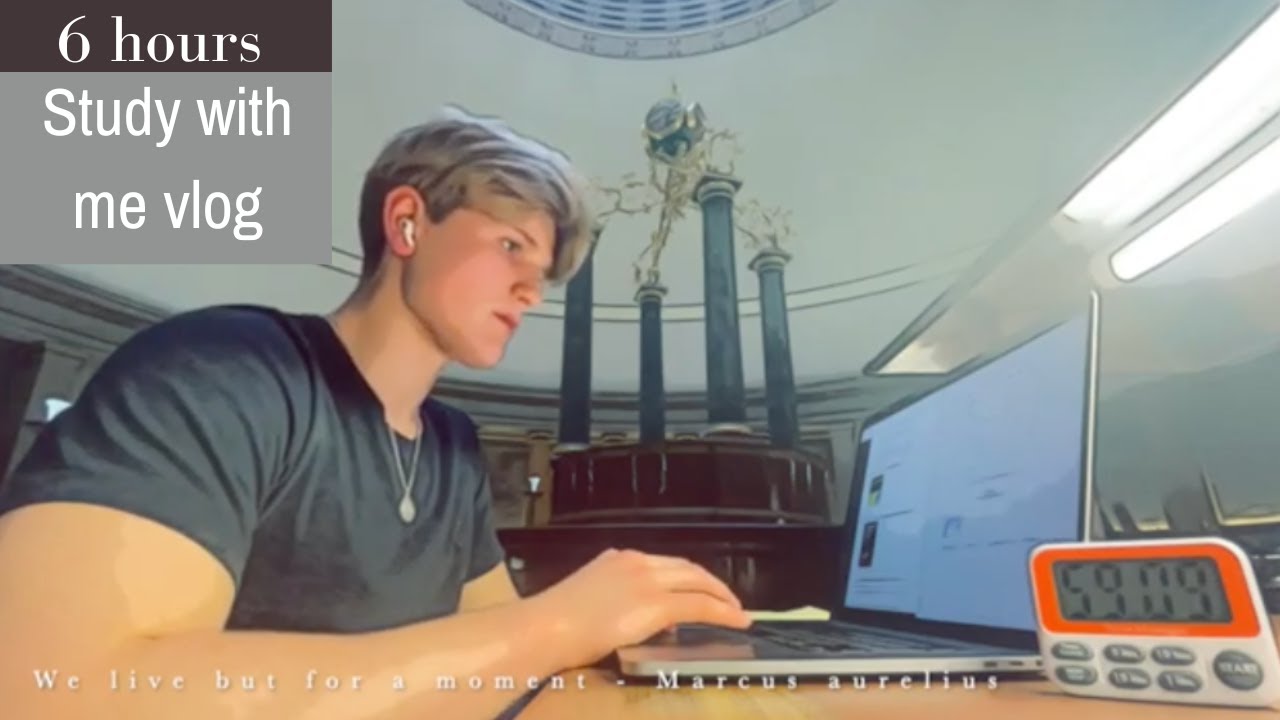 6 HOUR STUDY WITH ME  | Motivation for a Rainy Day