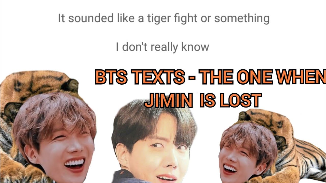 BTS TEXTS - the one when Jimin is lost | YOONMIN, TAEKOOK