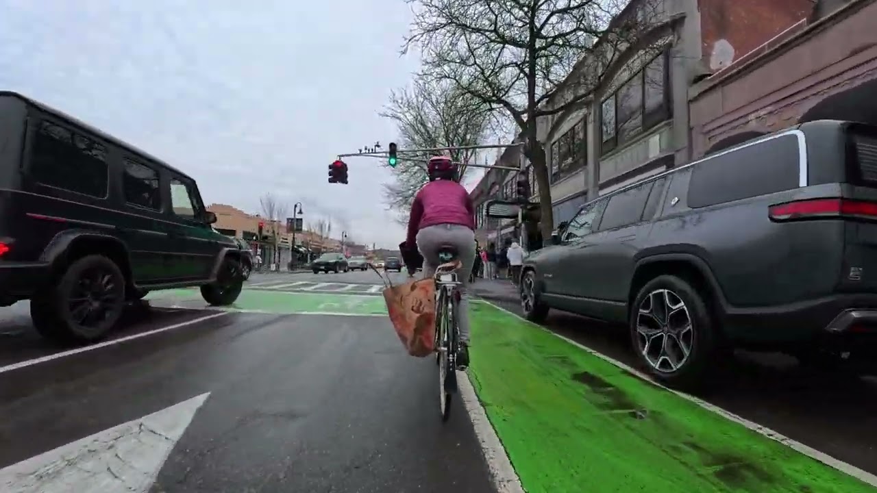 Ride to the Shops in Brookline | Shopping on the Bike